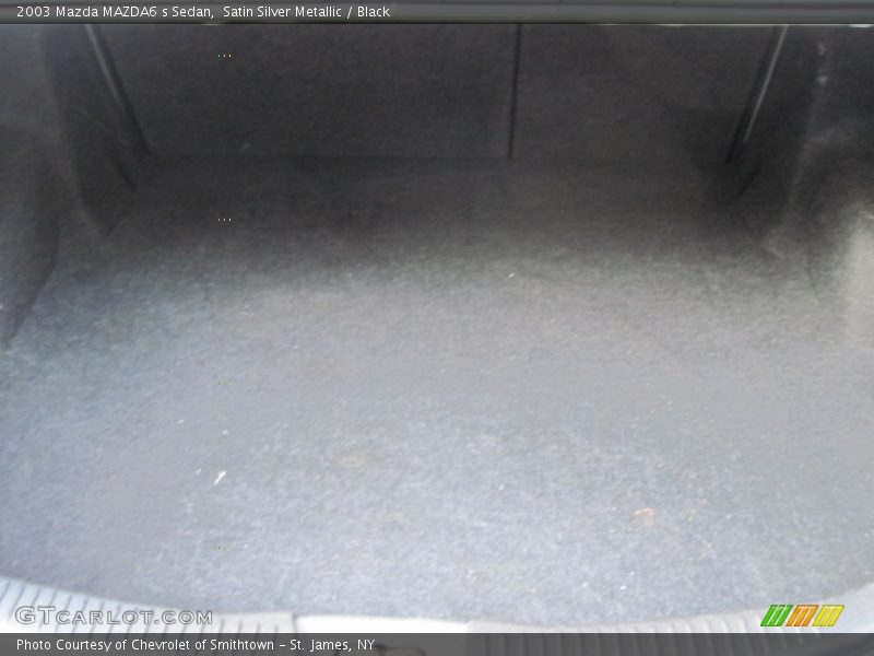 Satin Silver Metallic / Black 2003 Mazda MAZDA6 s Sedan