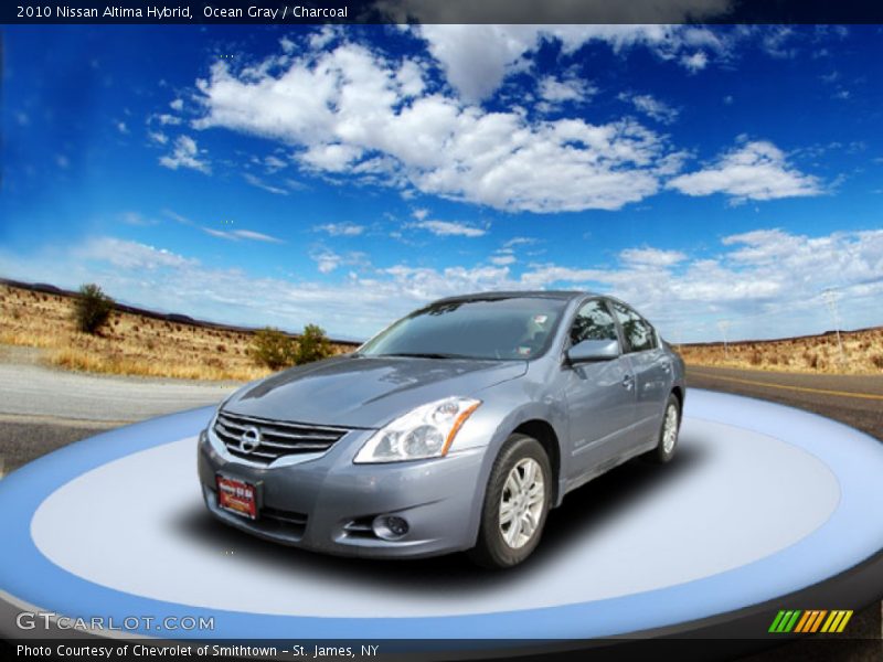Ocean Gray / Charcoal 2010 Nissan Altima Hybrid
