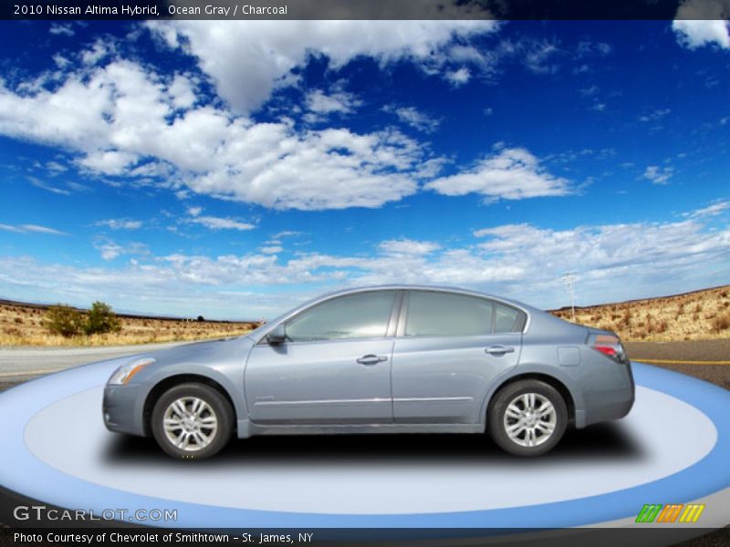Ocean Gray / Charcoal 2010 Nissan Altima Hybrid