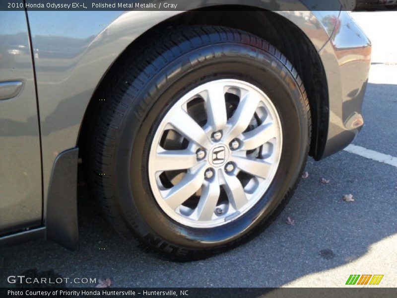 Polished Metal Metallic / Gray 2010 Honda Odyssey EX-L