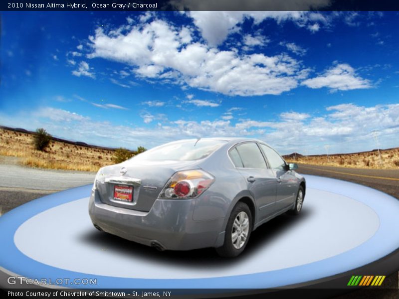 Ocean Gray / Charcoal 2010 Nissan Altima Hybrid