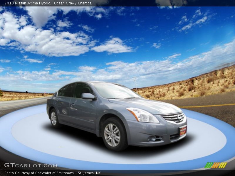 Ocean Gray / Charcoal 2010 Nissan Altima Hybrid