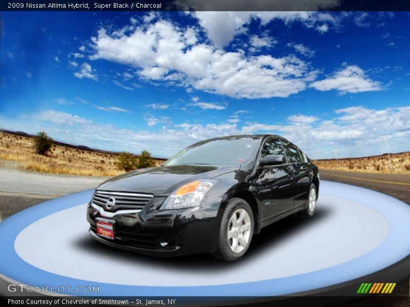 Super Black / Charcoal 2009 Nissan Altima Hybrid