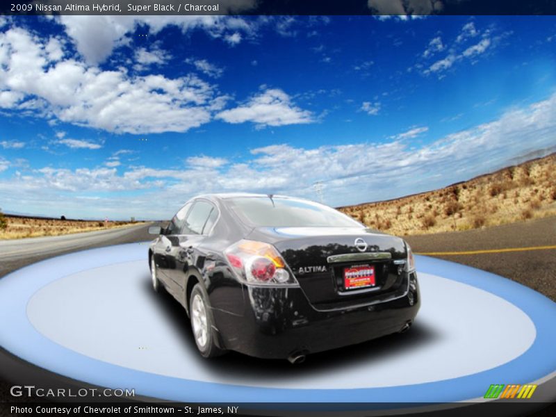 Super Black / Charcoal 2009 Nissan Altima Hybrid