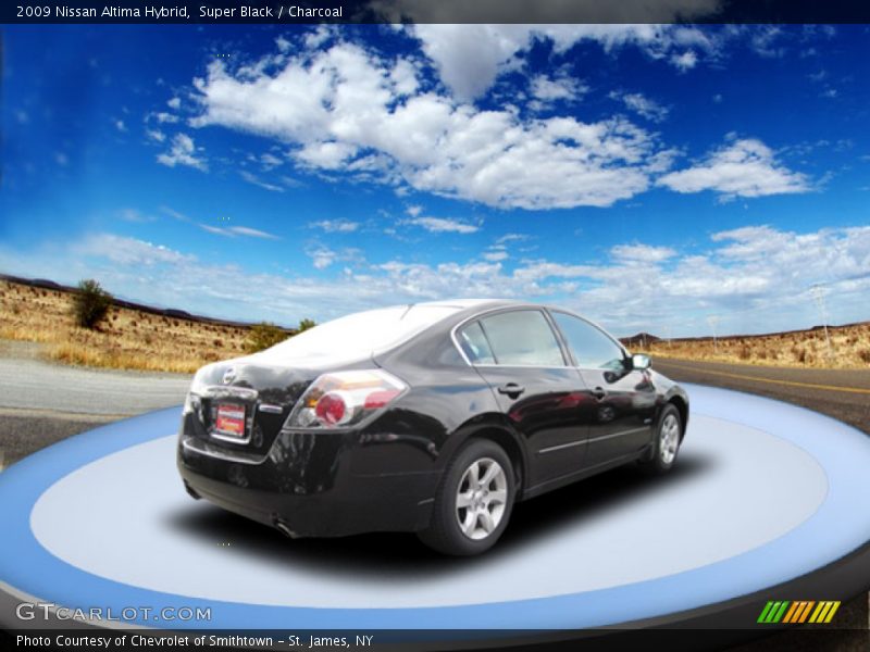 Super Black / Charcoal 2009 Nissan Altima Hybrid