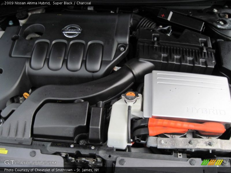 Super Black / Charcoal 2009 Nissan Altima Hybrid
