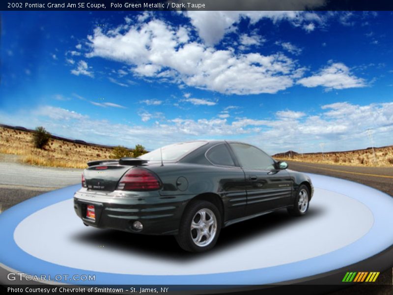 Polo Green Metallic / Dark Taupe 2002 Pontiac Grand Am SE Coupe