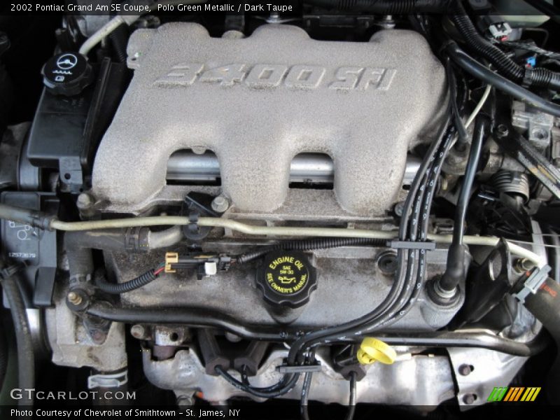  2002 Grand Am SE Coupe Engine - 3.4 Liter OHV 12-Valve V6