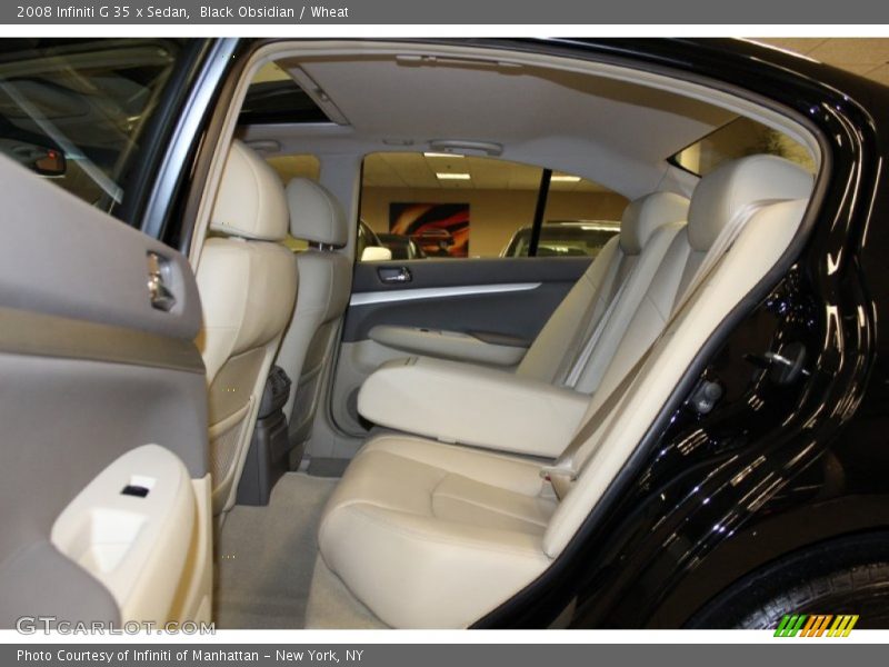 Black Obsidian / Wheat 2008 Infiniti G 35 x Sedan