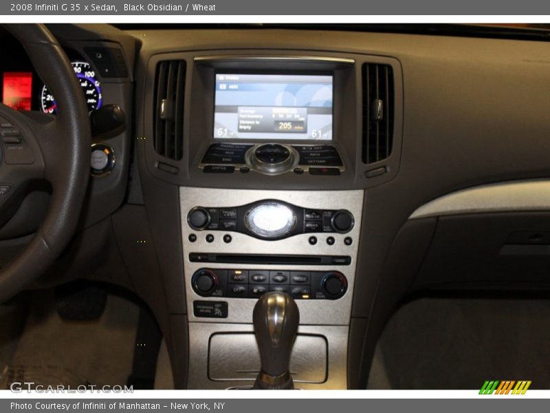 Black Obsidian / Wheat 2008 Infiniti G 35 x Sedan