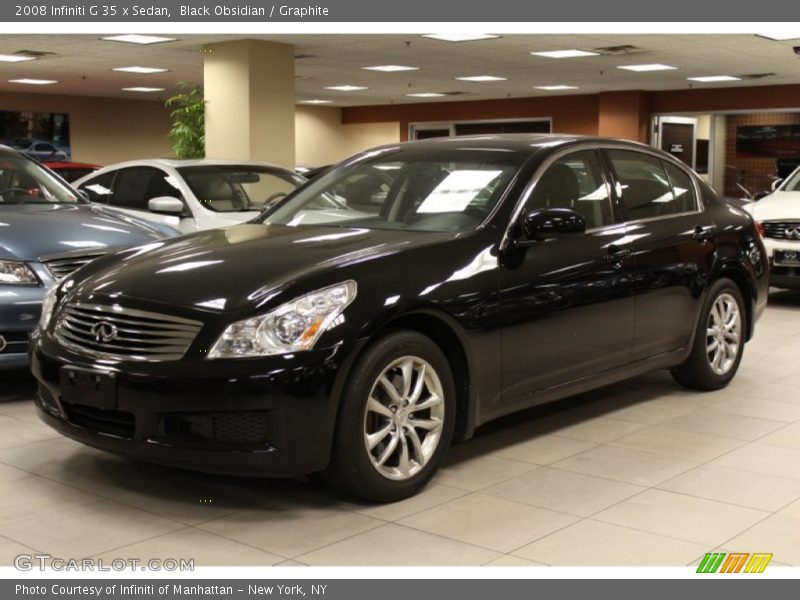 Black Obsidian / Graphite 2008 Infiniti G 35 x Sedan