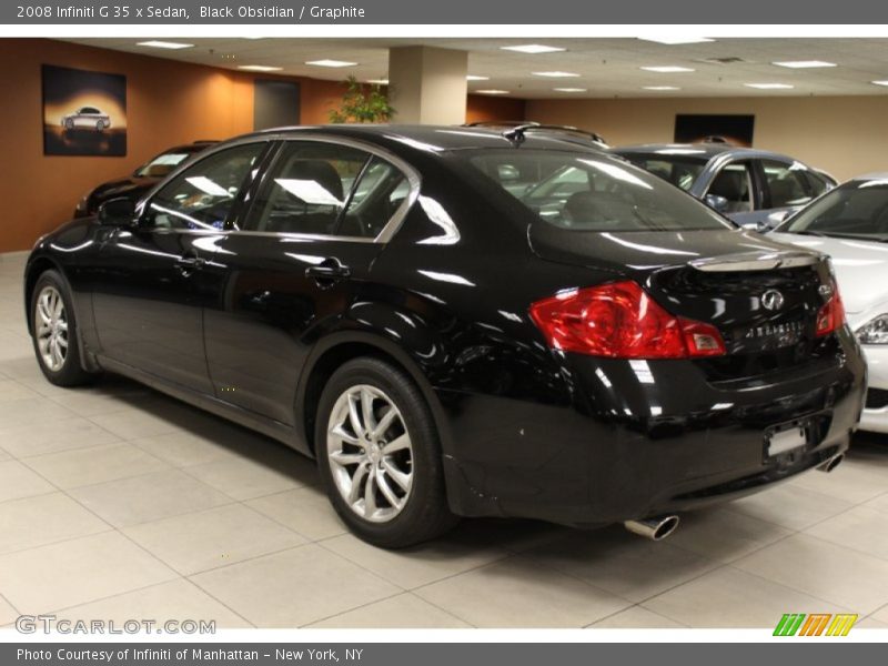 Black Obsidian / Graphite 2008 Infiniti G 35 x Sedan