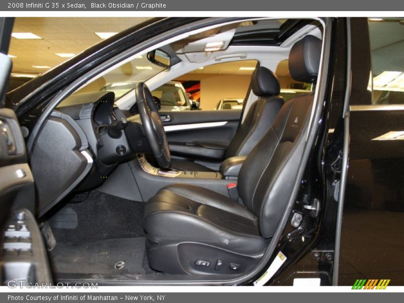 Black Obsidian / Graphite 2008 Infiniti G 35 x Sedan