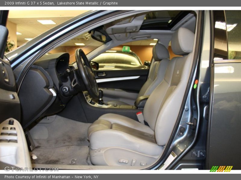 Lakeshore Slate Metallic / Graphite 2009 Infiniti G 37 x S Sedan