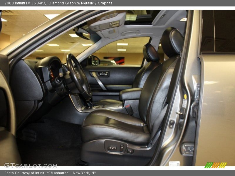 Diamond Graphite Metallic / Graphite 2008 Infiniti FX 35 AWD