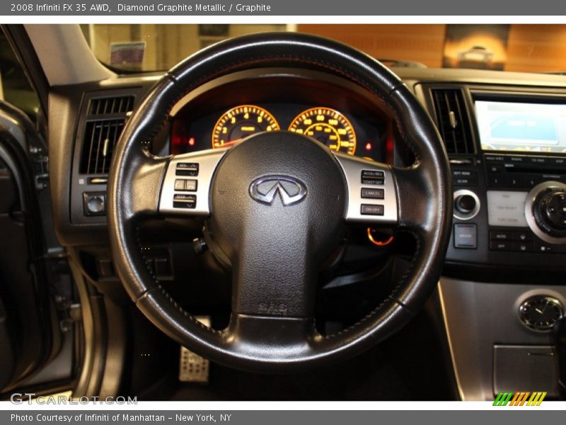 Diamond Graphite Metallic / Graphite 2008 Infiniti FX 35 AWD