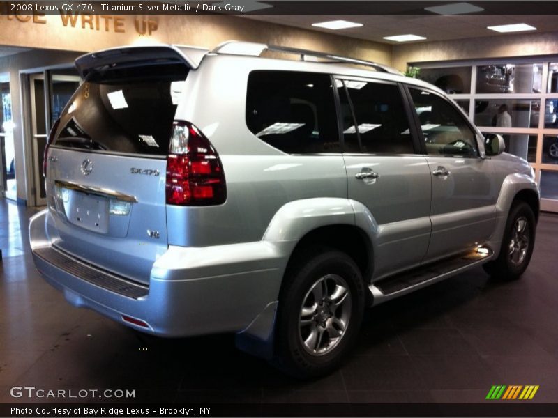 Titanium Silver Metallic / Dark Gray 2008 Lexus GX 470