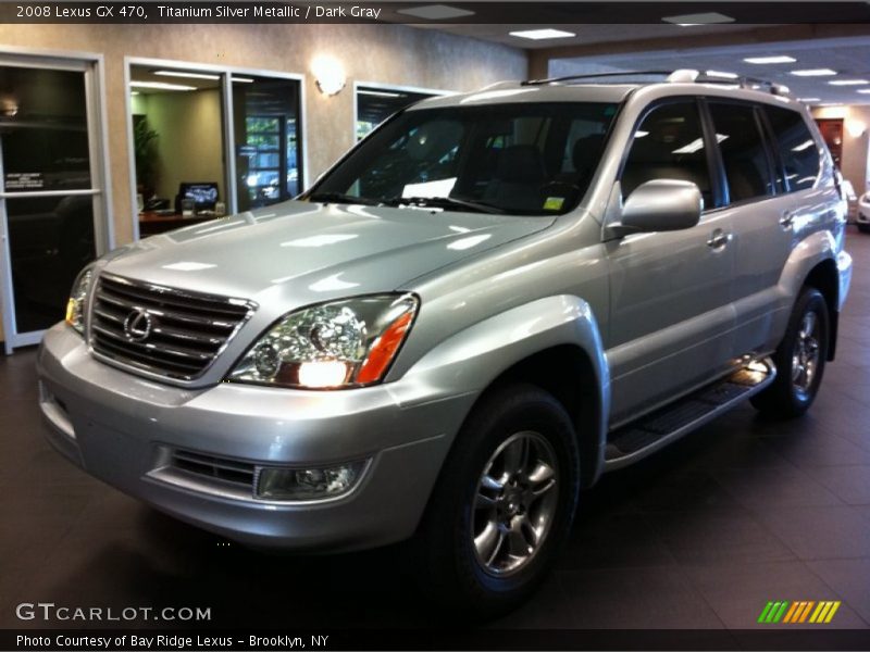 Titanium Silver Metallic / Dark Gray 2008 Lexus GX 470