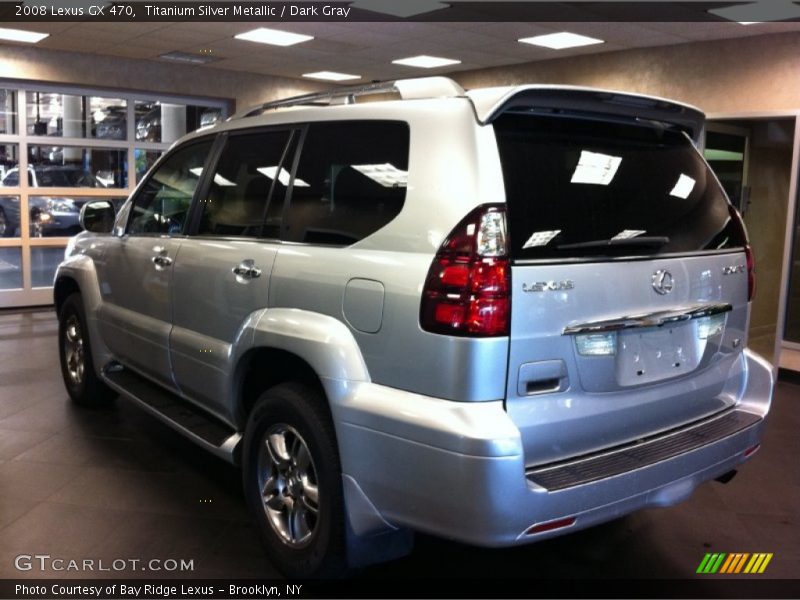 Titanium Silver Metallic / Dark Gray 2008 Lexus GX 470