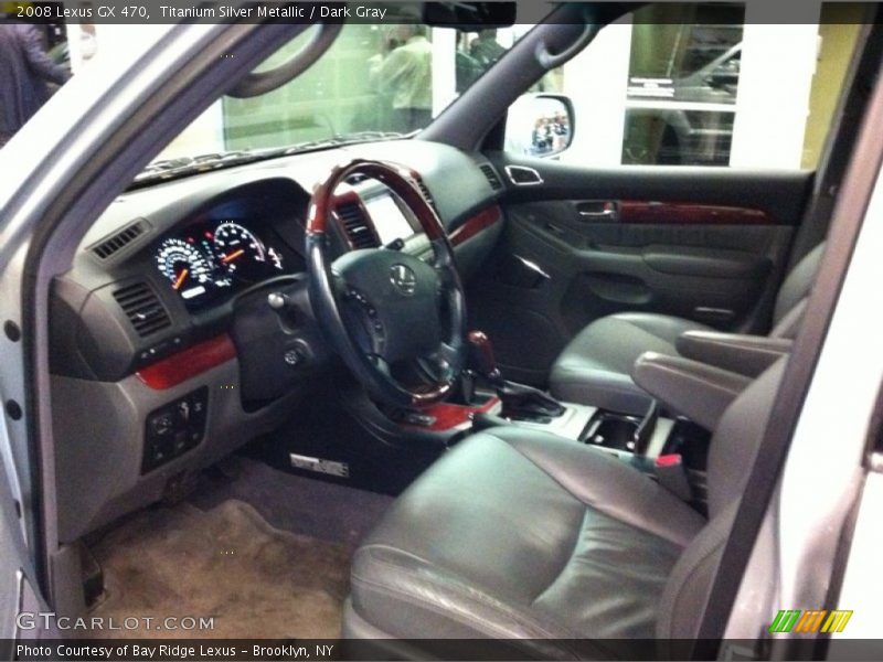 Titanium Silver Metallic / Dark Gray 2008 Lexus GX 470