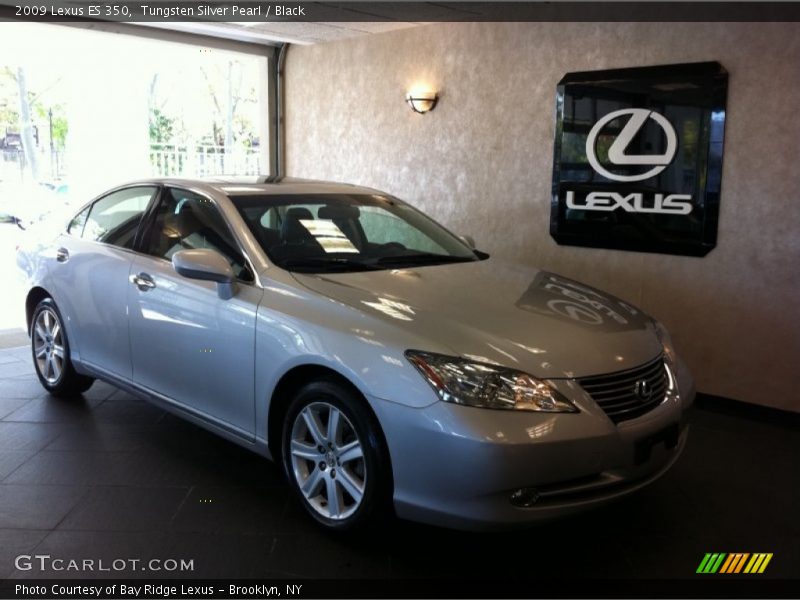 Tungsten Silver Pearl / Black 2009 Lexus ES 350