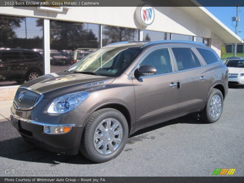 Cocoa Metallic / Cashmere 2012 Buick Enclave AWD