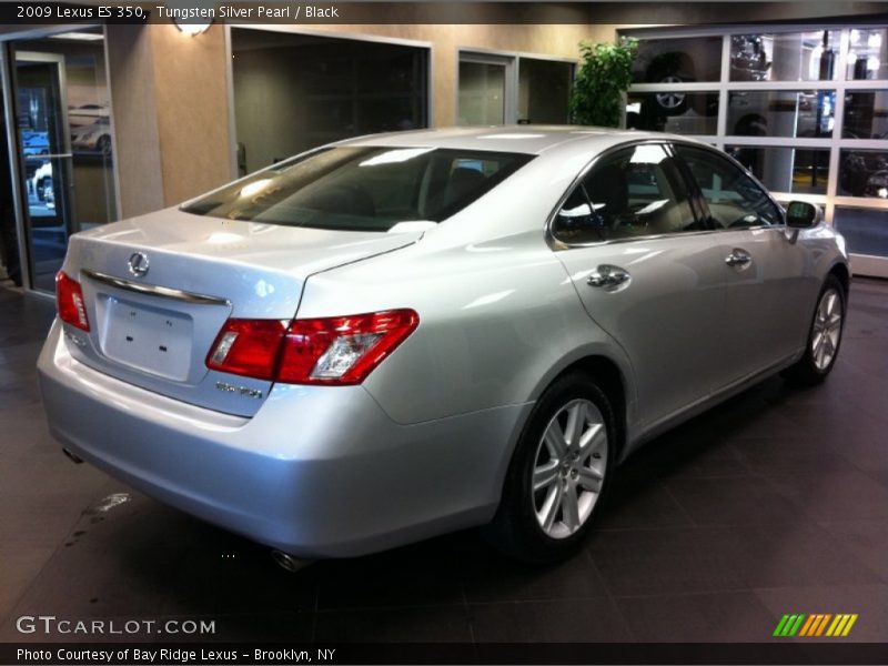 Tungsten Silver Pearl / Black 2009 Lexus ES 350