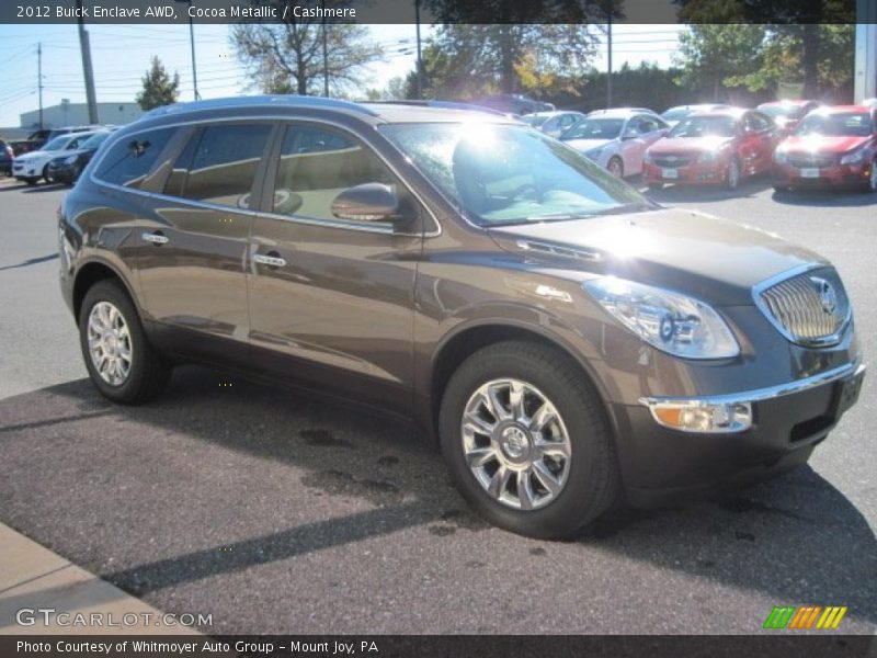 Cocoa Metallic / Cashmere 2012 Buick Enclave AWD