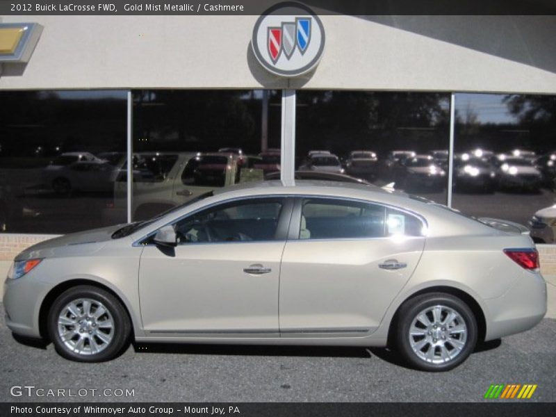 Gold Mist Metallic / Cashmere 2012 Buick LaCrosse FWD