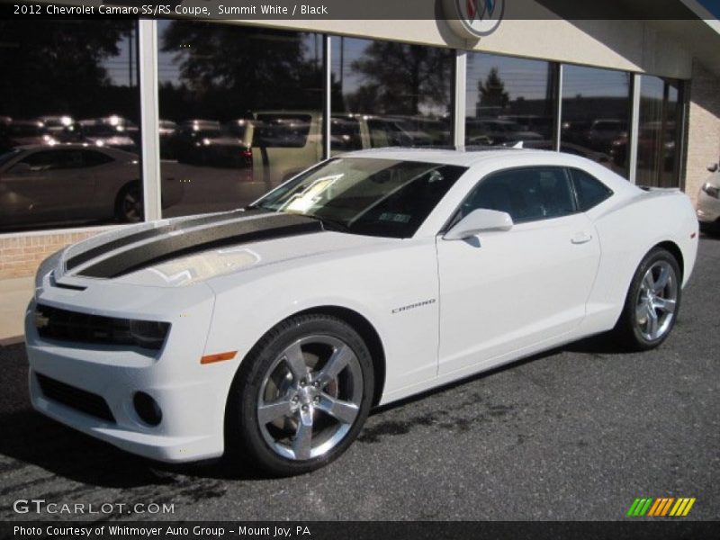 Summit White / Black 2012 Chevrolet Camaro SS/RS Coupe