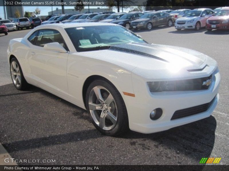 Summit White / Black 2012 Chevrolet Camaro SS/RS Coupe