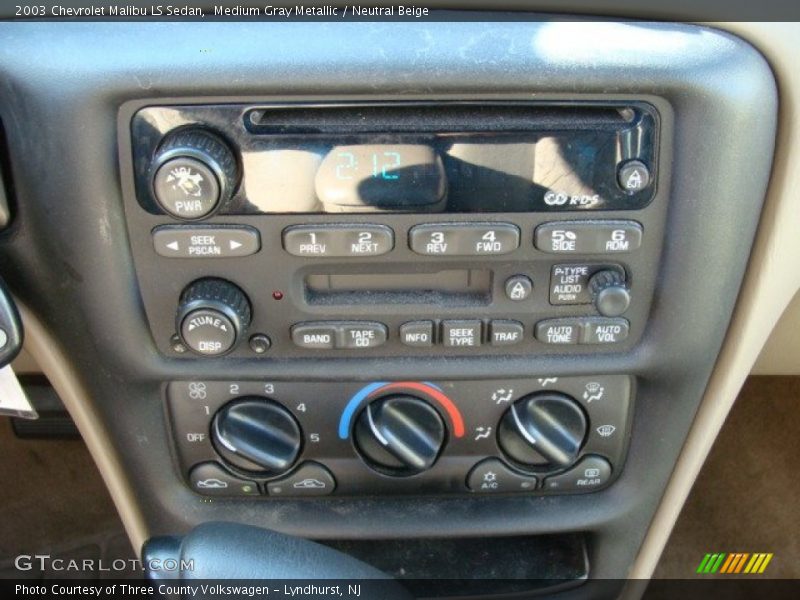 Medium Gray Metallic / Neutral Beige 2003 Chevrolet Malibu LS Sedan