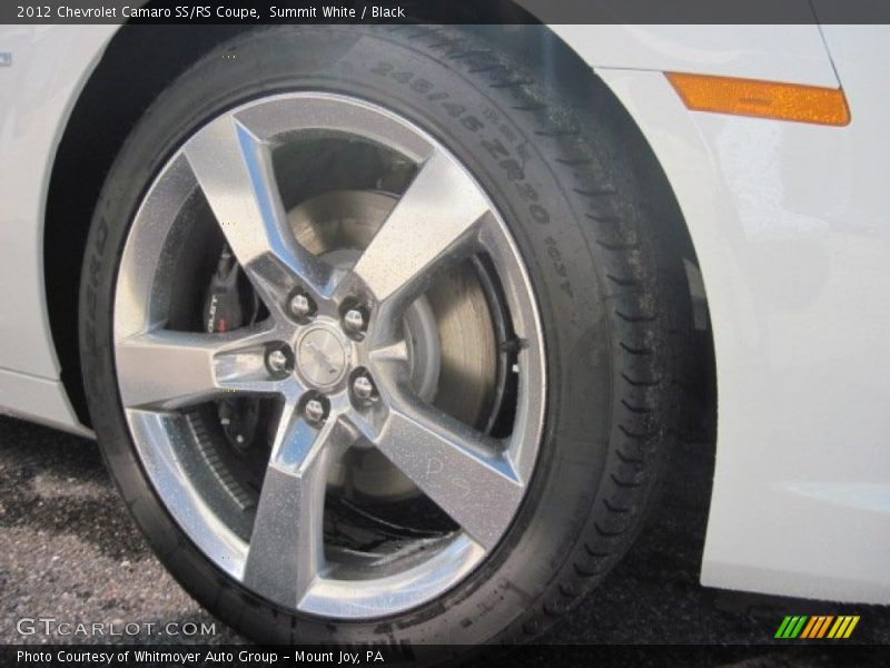 Summit White / Black 2012 Chevrolet Camaro SS/RS Coupe