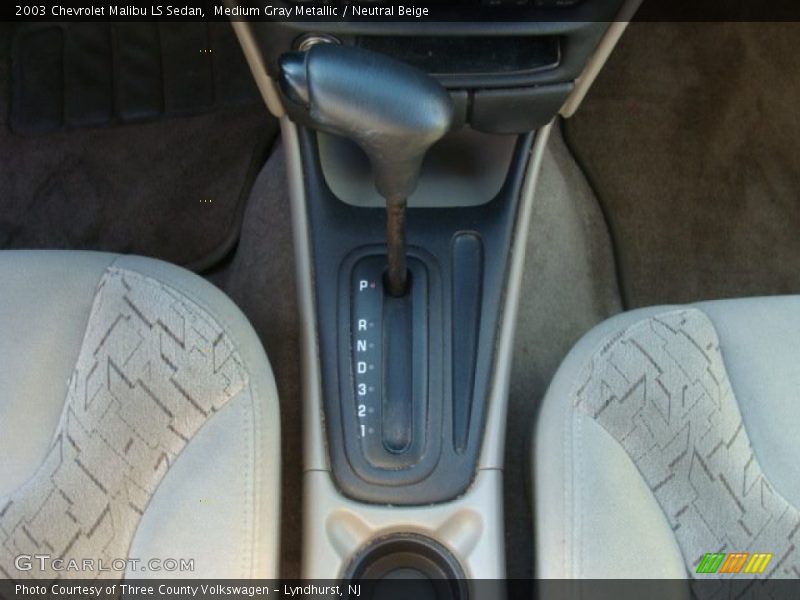 Medium Gray Metallic / Neutral Beige 2003 Chevrolet Malibu LS Sedan