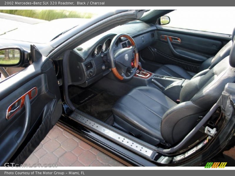  2002 SLK 320 Roadster Charcoal Interior
