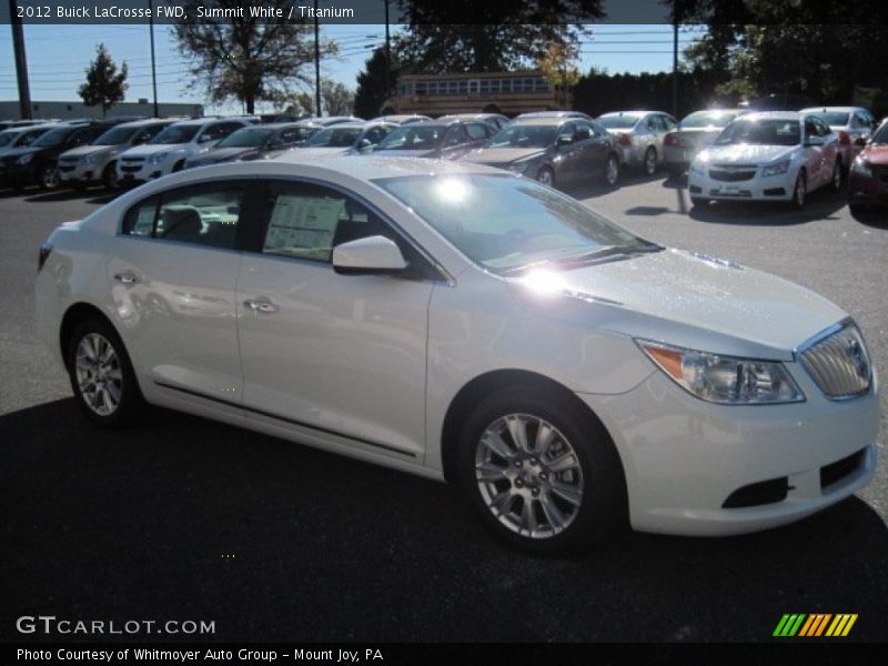 Summit White / Titanium 2012 Buick LaCrosse FWD
