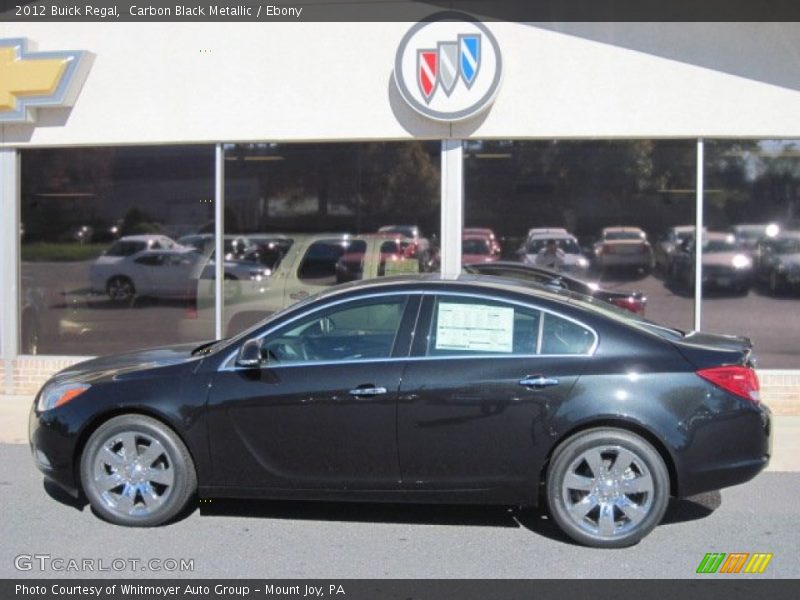 Carbon Black Metallic / Ebony 2012 Buick Regal