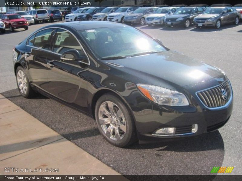 Carbon Black Metallic / Ebony 2012 Buick Regal