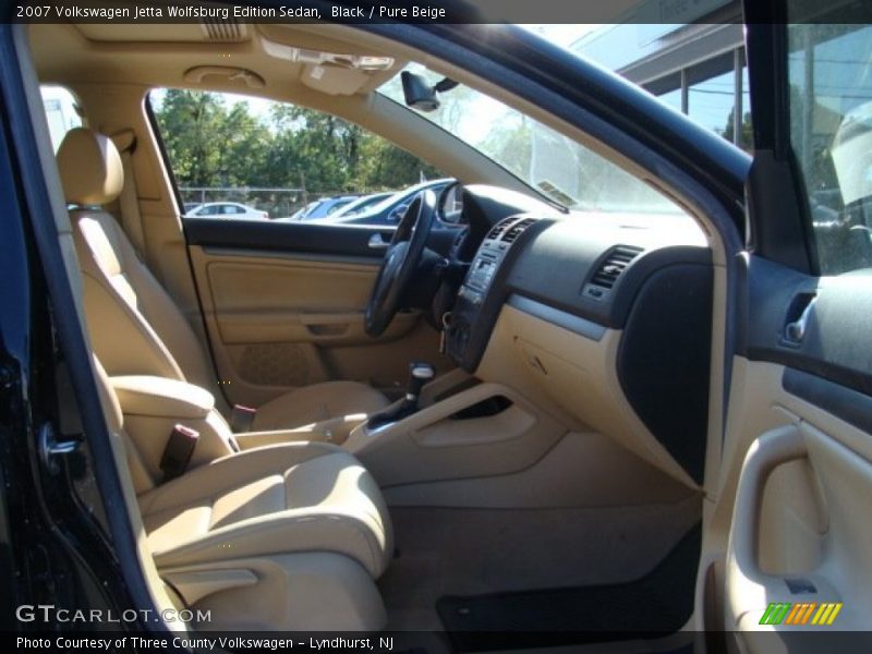 Black / Pure Beige 2007 Volkswagen Jetta Wolfsburg Edition Sedan