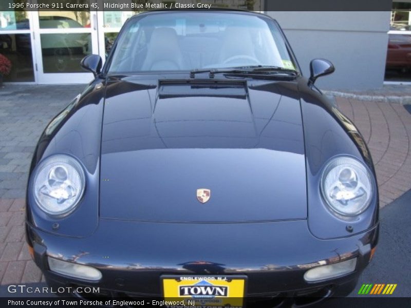 Midnight Blue Metallic / Classic Grey 1996 Porsche 911 Carrera 4S