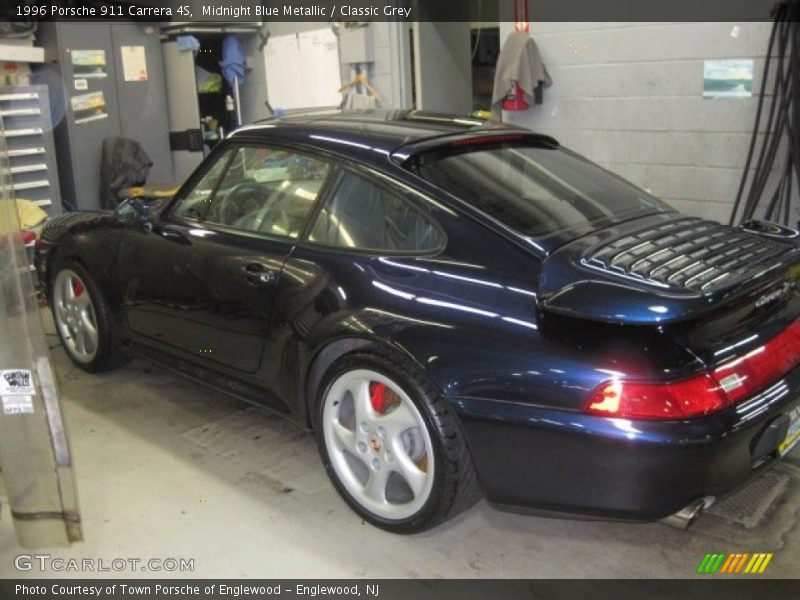 Midnight Blue Metallic / Classic Grey 1996 Porsche 911 Carrera 4S