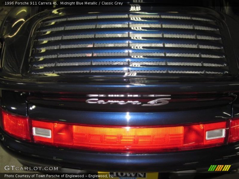 Midnight Blue Metallic / Classic Grey 1996 Porsche 911 Carrera 4S