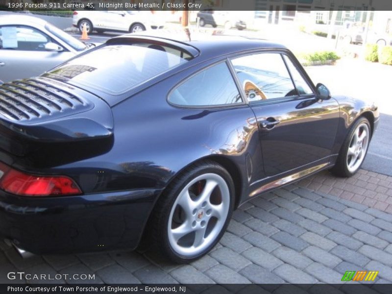 Midnight Blue Metallic / Classic Grey 1996 Porsche 911 Carrera 4S