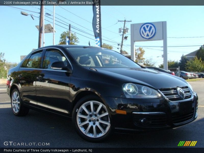 Black / Anthracite Black 2006 Volkswagen Jetta 2.0T Sedan