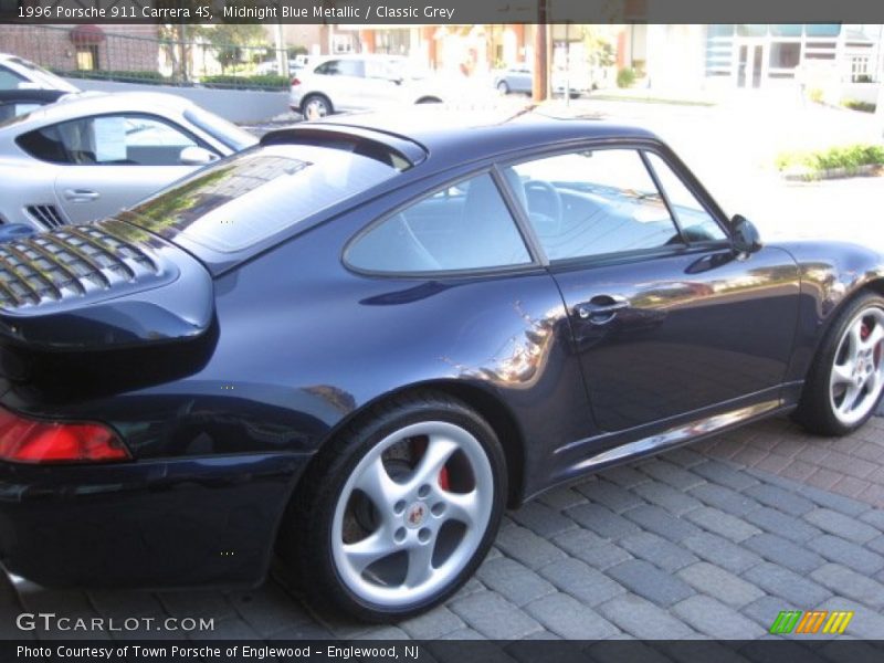 Midnight Blue Metallic / Classic Grey 1996 Porsche 911 Carrera 4S