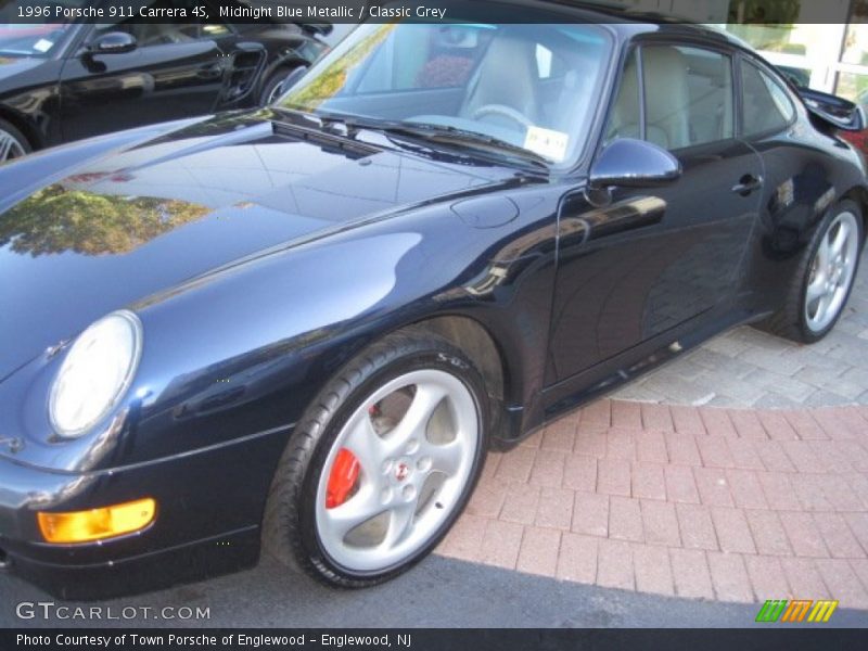 Midnight Blue Metallic / Classic Grey 1996 Porsche 911 Carrera 4S