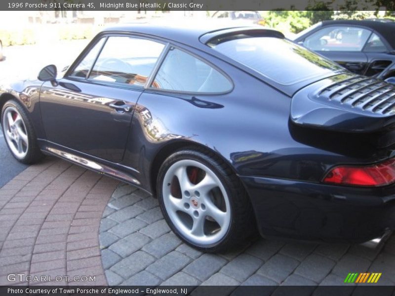Midnight Blue Metallic / Classic Grey 1996 Porsche 911 Carrera 4S