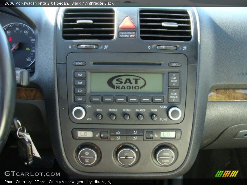 Black / Anthracite Black 2006 Volkswagen Jetta 2.0T Sedan