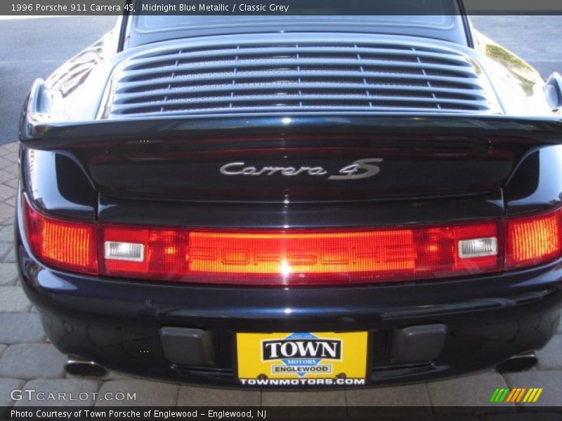 Midnight Blue Metallic / Classic Grey 1996 Porsche 911 Carrera 4S