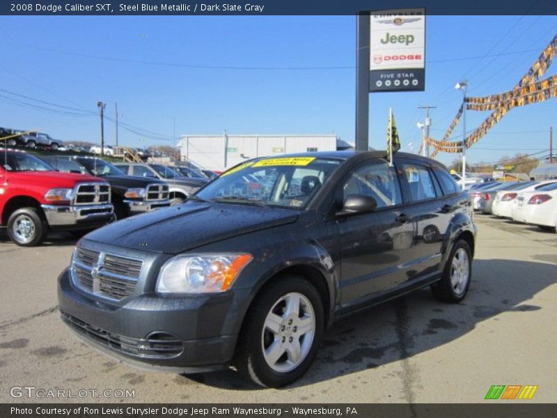 Steel Blue Metallic / Dark Slate Gray 2008 Dodge Caliber SXT